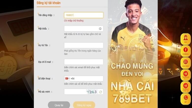 đăng ký 789bet